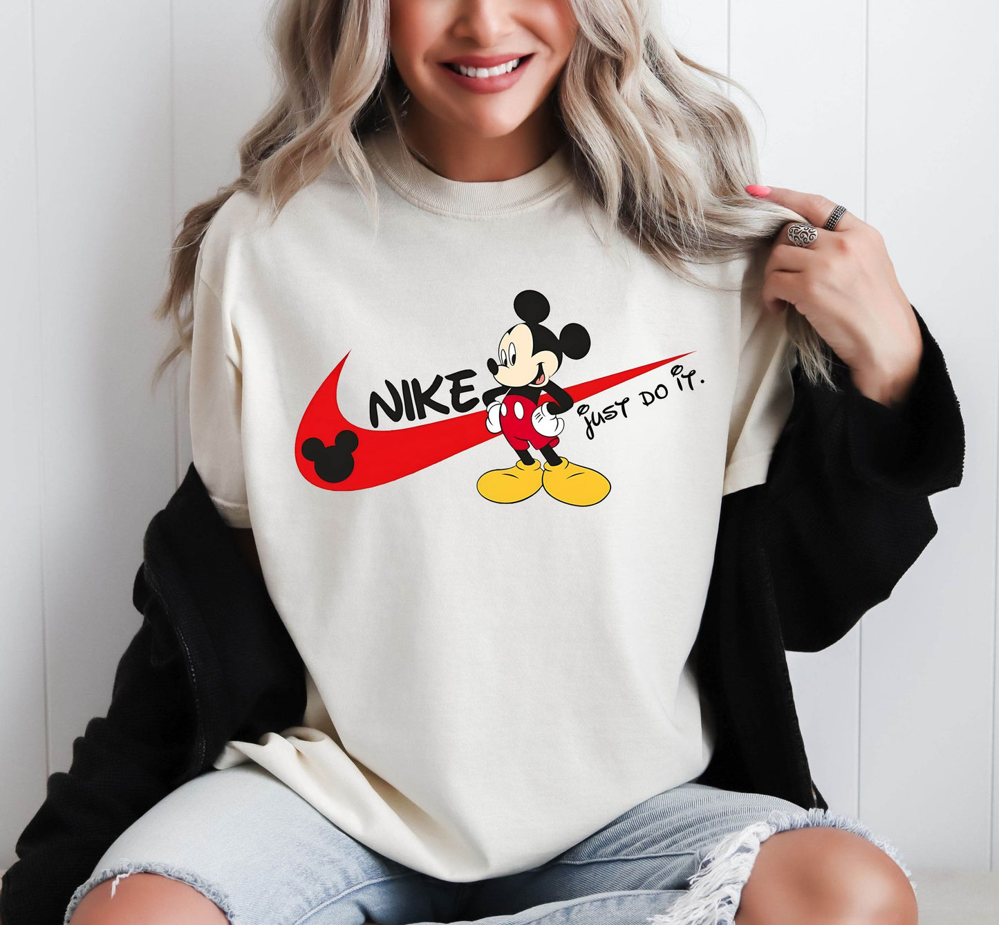 Mouse Just do it Crewneck
