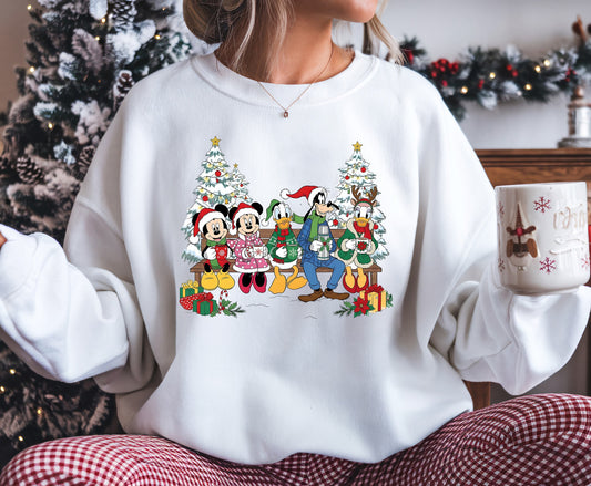 Mouse and Friends Christmas Crewneck