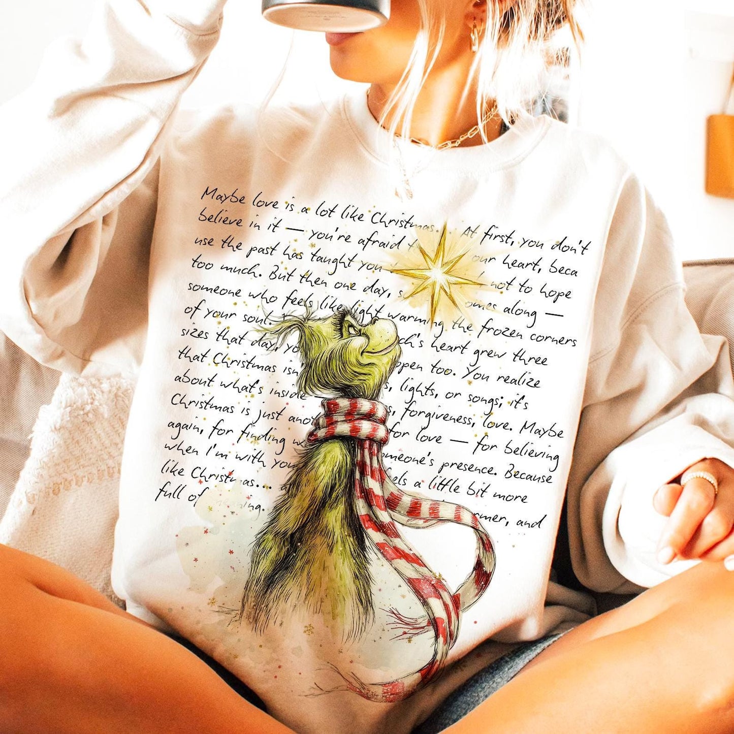 Grinch Christmas Crewneck