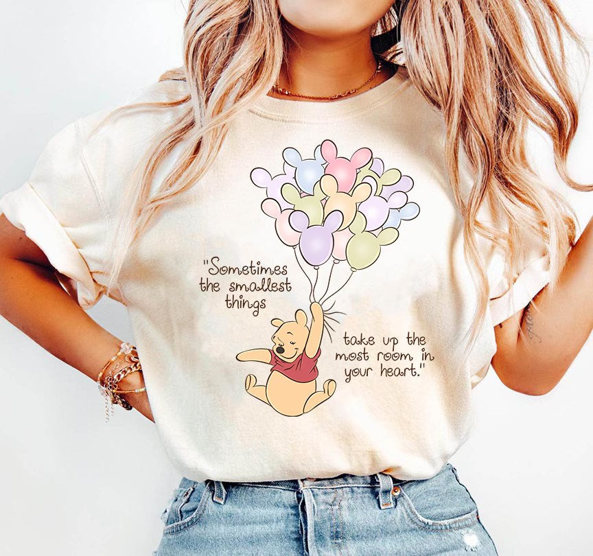 Pooh Balloons Tee