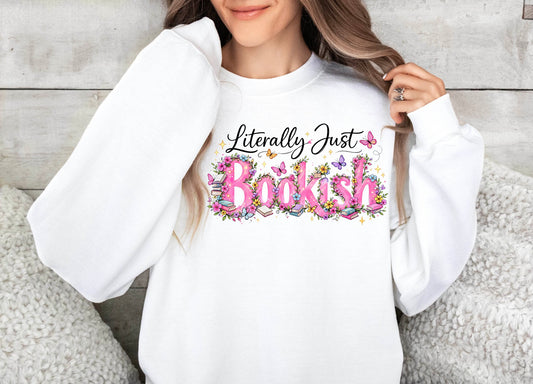 Literally Just Bookish Crewneck