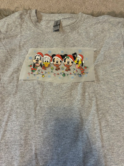 Christmas Mouse and Friends toddler crewneck