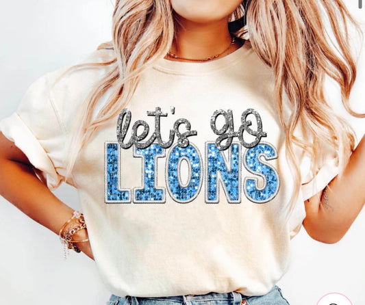 Let's Go Lions Tee