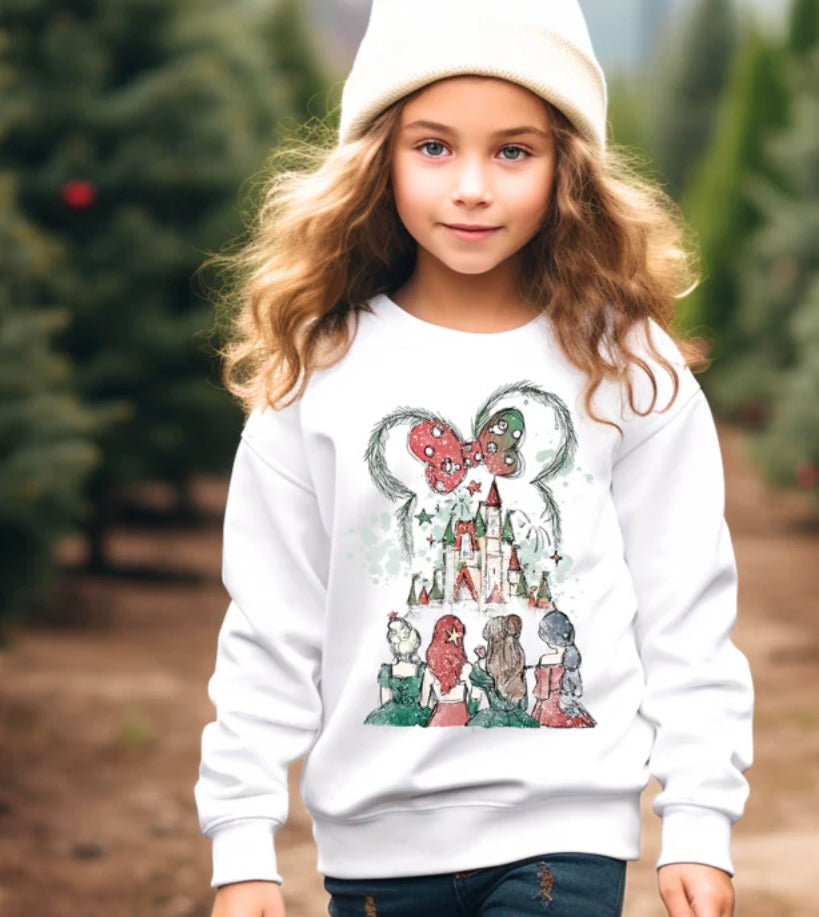 Youth Christmas Princess Crewneck