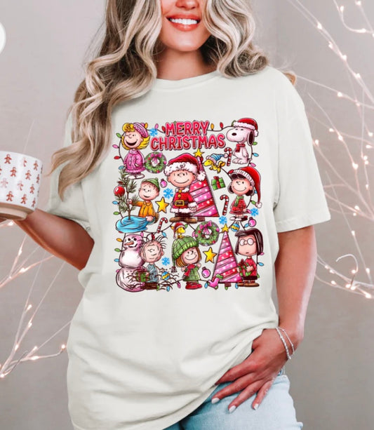 Peanuts Merry Christmas Tee