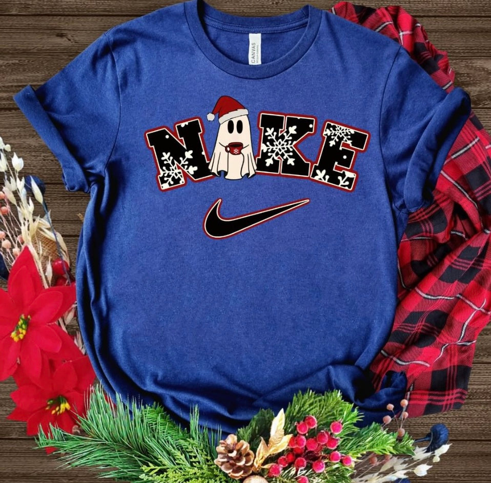 Nike Christmas Ghost Tee