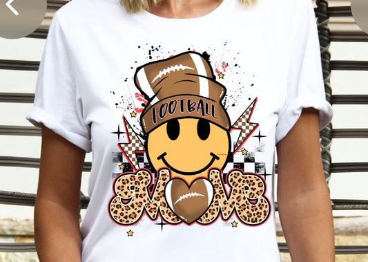 Football Mom tee