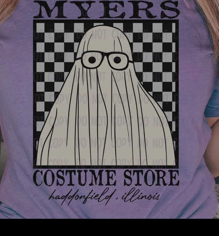 Myers costume shop tee