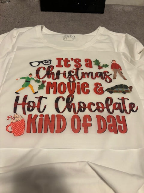 It's a Christmas Movie Kind of Day Crewneck