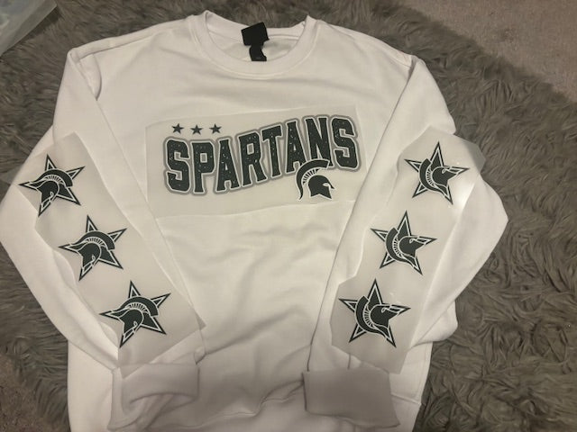 Spartans Crewneck with sleeve detail