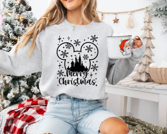 Merry Christmas Mouse Crewneck