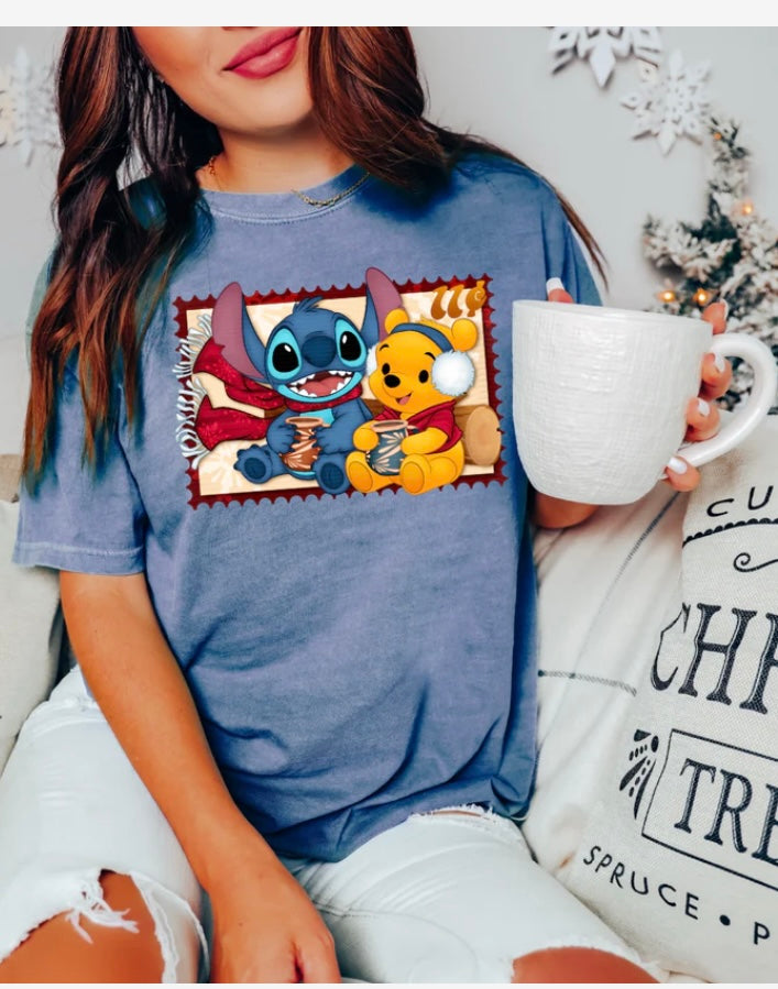 Bear and Blue Guy Tee