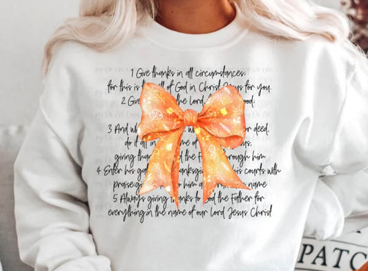 Bow Bible Verse Crewneck