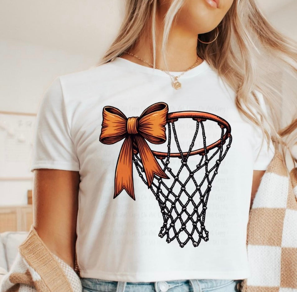 Basketball Bow Tee