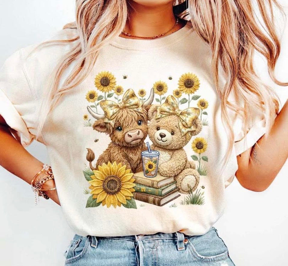 Sunflower Besties Tee