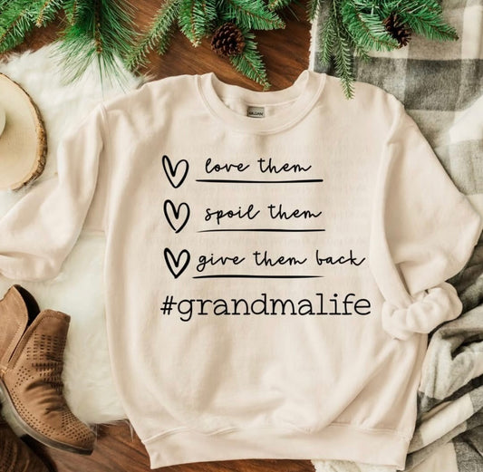 Grandma Life Crewneck