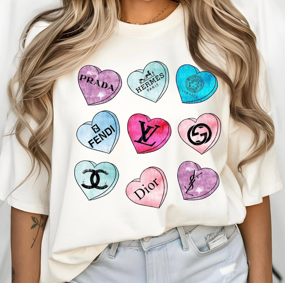 Luxury Hearts tee