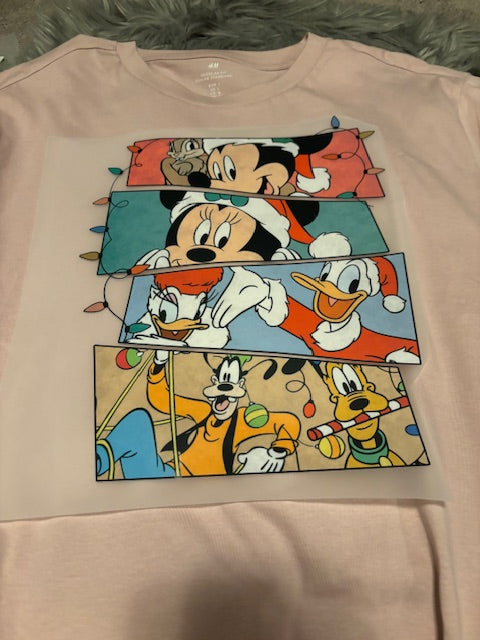 Mouse and Friends stacked Crewneck