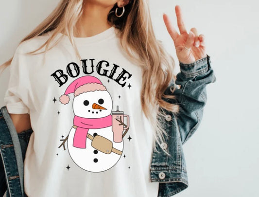 Bougie Snowman Tee