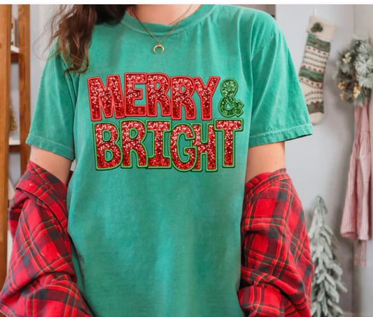 Merry & Bright Tee