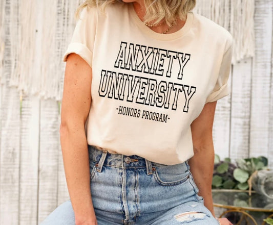 Anxiety University tee