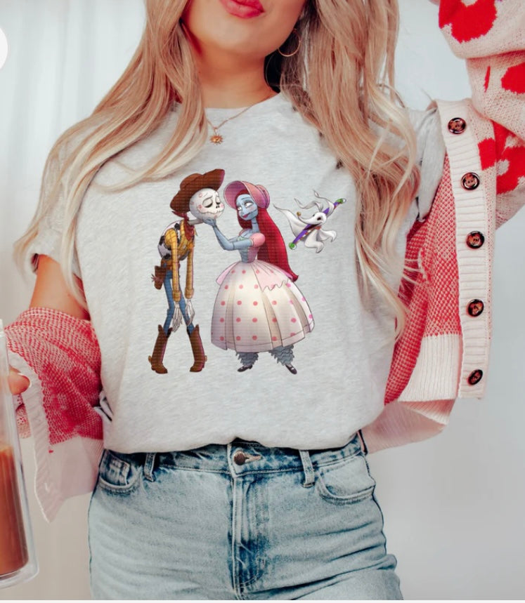 Jack and Sally Valentines Tee