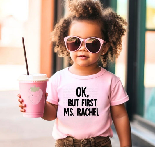 Ms. Rachel toddler tee