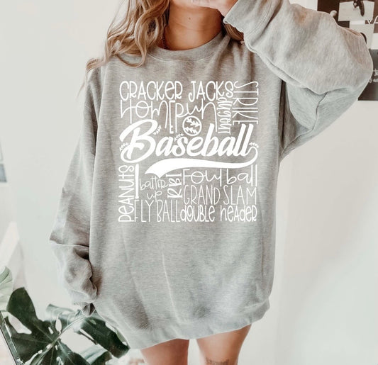 Baseball Collage Crewneck