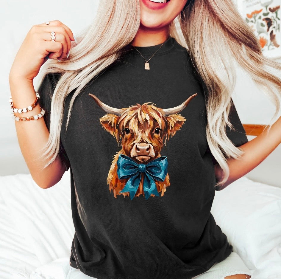 Hyland Blue Bow Tee