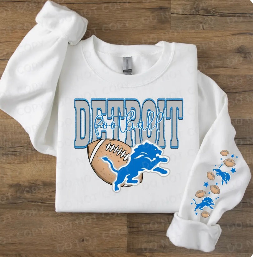 Lions Crewneck with sleeve detail