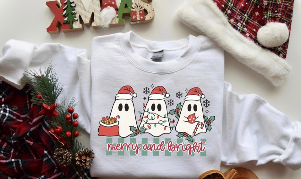 Christmas Ghost Crewneck