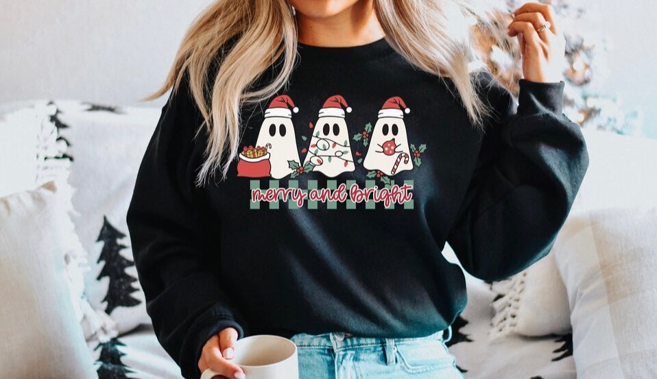 Christmas Ghost Crewneck