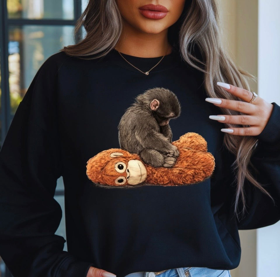 Punch the Monkey Crewneck