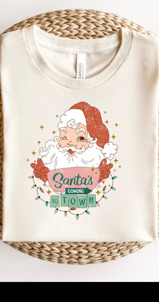 Santa's Coming to Town Crewneck