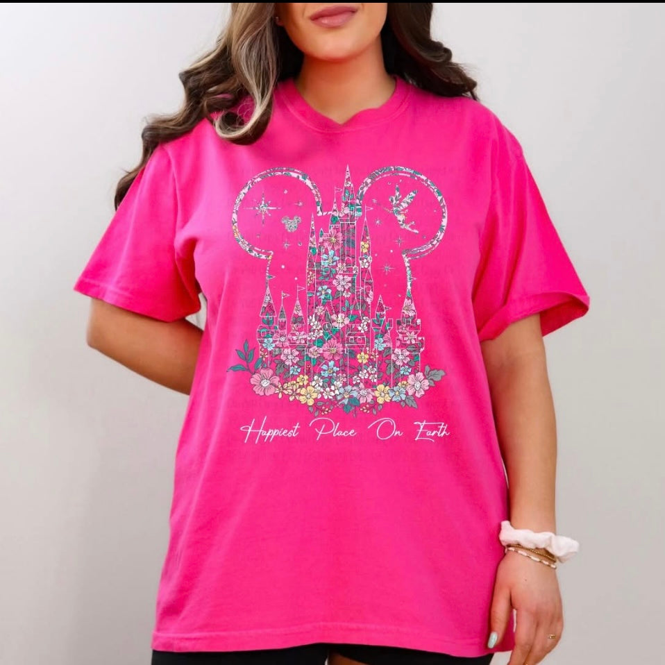 Floral Castle Tee