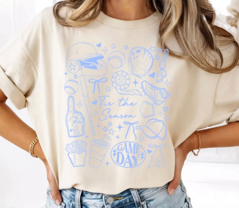 Tis the season Baseball tee