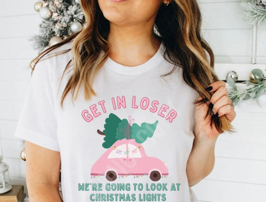 Get in Loser we're going to look at Christmas Lights Tee