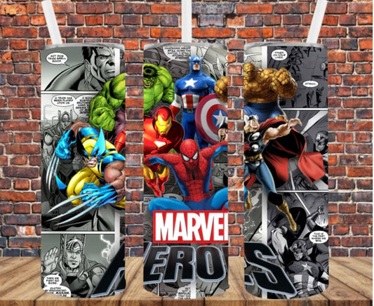 Marvel Skinny Tumbler