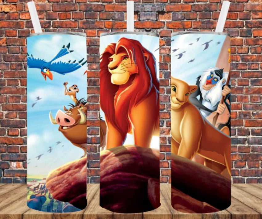 Lion Skinny Tumbler