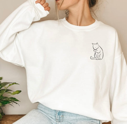 Cat (pocket) Crewneck