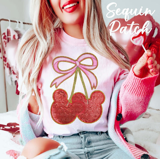 Mouse Cherry Patch Crewneck