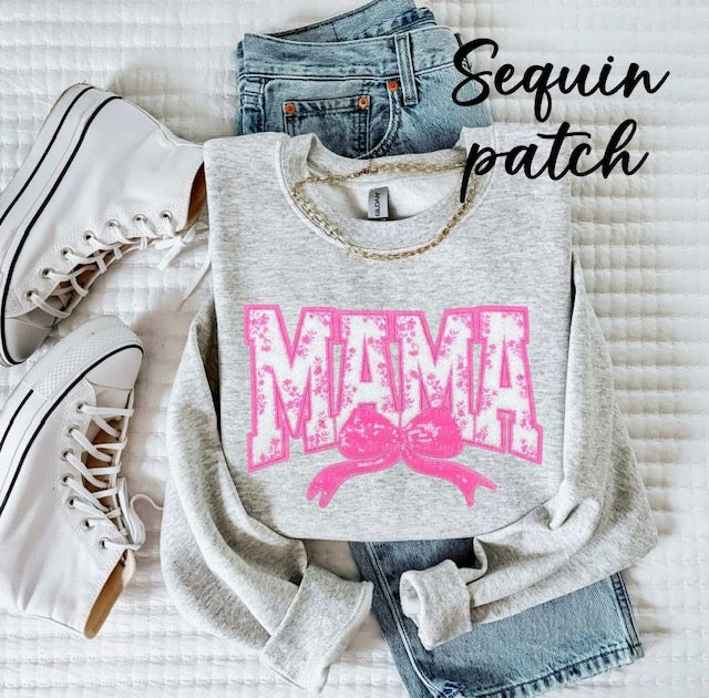 Mama (sequin patch) crewneck