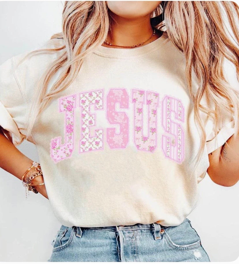 Jesus Patchwork Tee