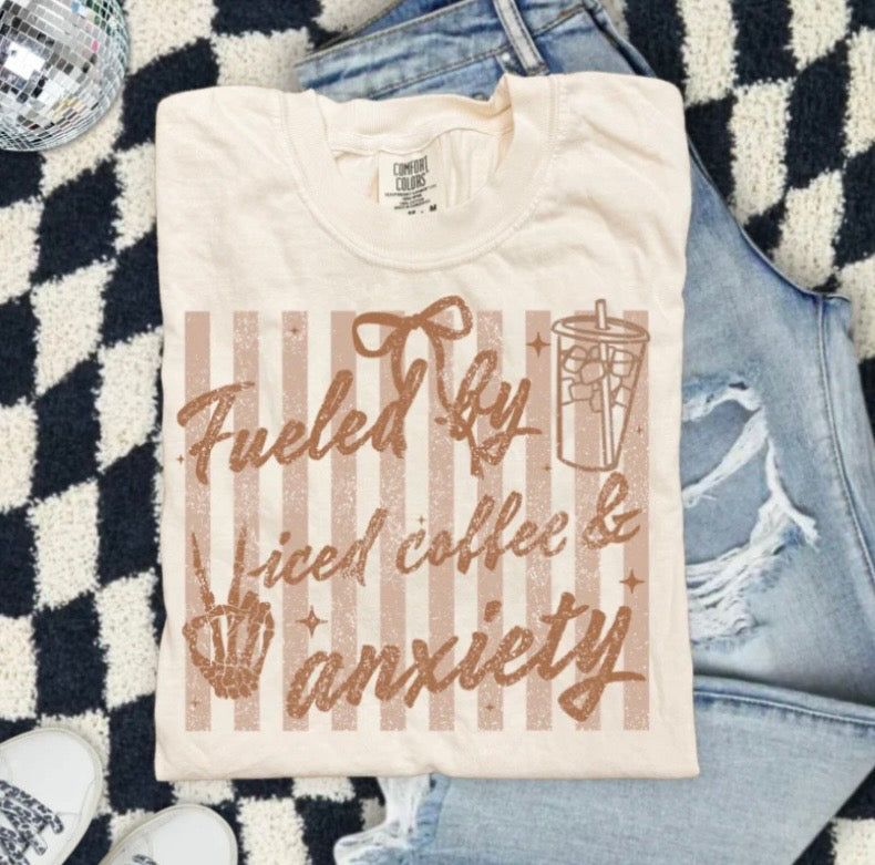 Iced Coffee and Anxiety Tee