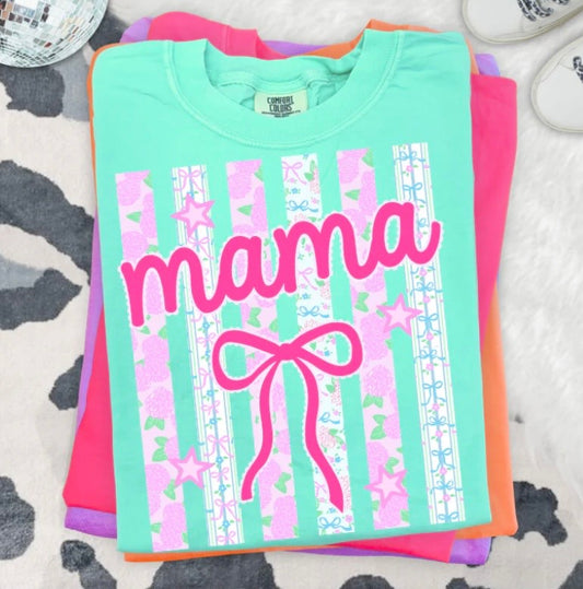Mama Striped Tee