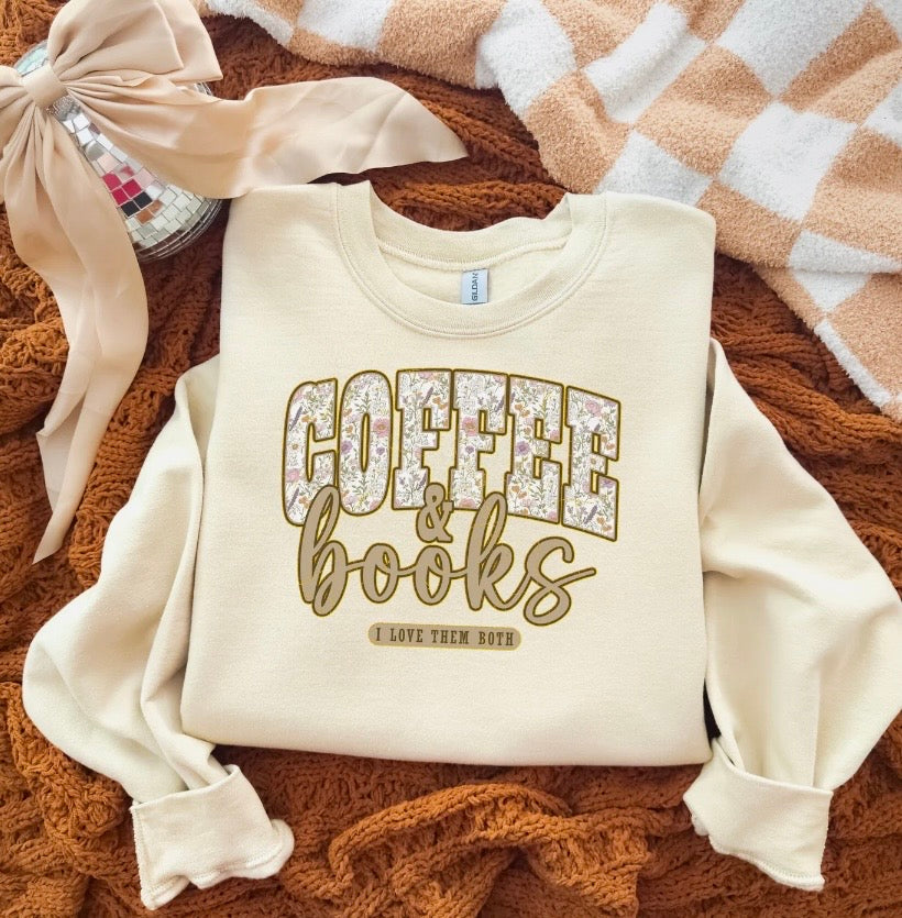 Coffee and Books Crewneck