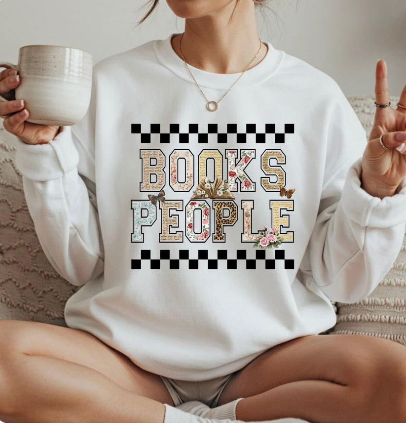 Books over People Crewneck
