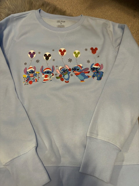 Blue Alien Crewneck