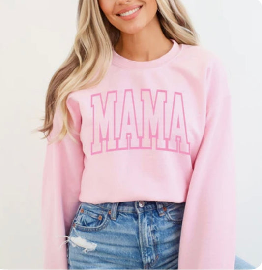 Mama (pink) crewneck