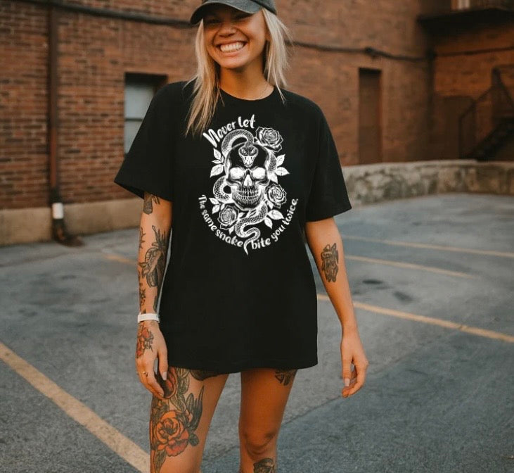 Never let the same snake Tee